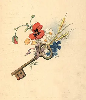 Willette: Flowers and Key