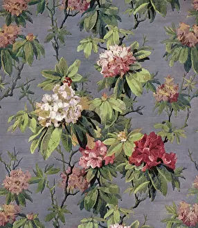 Rigby: Flowers, Leaves on Blue