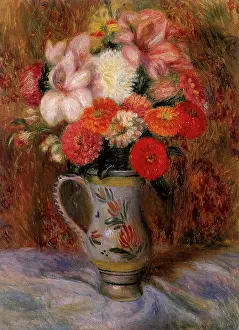 Quimper: Flowers in a Pitcher