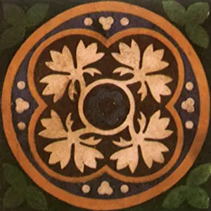 Encaustic: Flowers and Star
