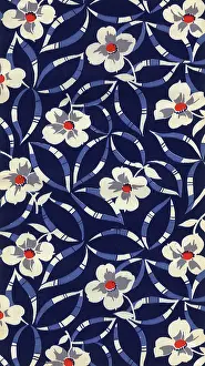 Centers: Flowers, Striped Leaves
