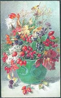 Pressland: Flowers in vase (no title)