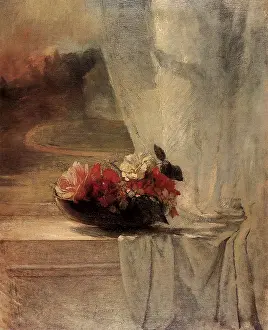 Farge: Flowers on a Window Ledge