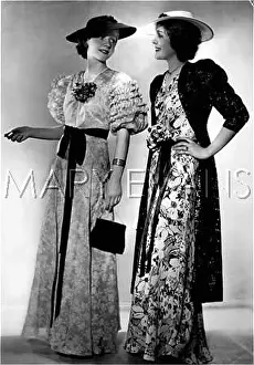 Organdie: FLOWERY FROCKS 1930S