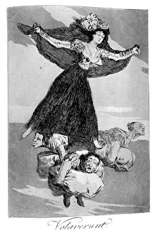 Flown: They have flown, 1799 Francisco Goya
