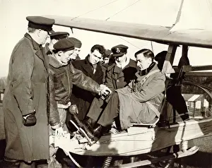 Piggott: Flt Lt A D Piggott - chief instructor