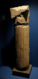 1831: Fluted column of the tympanum of the Hawara Labyrinth