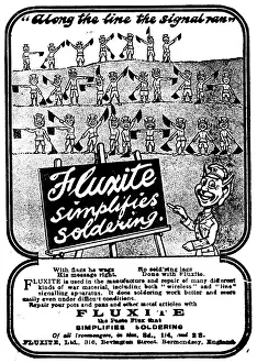 Solder: Fluxite Solder - 1919 Advert
