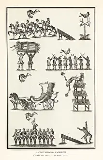 Springboard: Flyer advertising a troupe of acrobats, 18th century