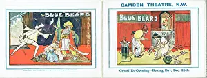 Mytton: Flyer for Bluebeard by Hugh Mytton - Front and Back cover