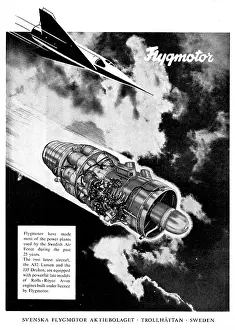 Svenska: Flygmotor Avon Aero Engines