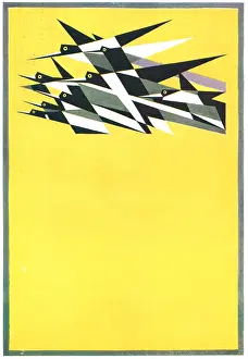Triangles: Flying Birds Poster
