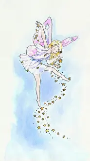 Andree: Flying fairy dropping stars