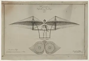 Watchmaker: Flying Machine of Jacob Degen in Wien, 1807