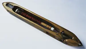 Mechanised: Flying shuttle for mechanised loom, UK