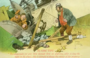Apology: Flying Tips:To compensate for landing damage, stay the night
