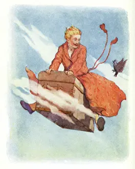Jul16: The Flying Trunk by Margaret Tarrant