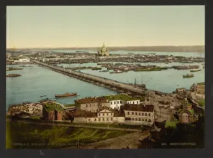 Foire: The foire bridge, Nigni-Novgorod, (i.e. Nizhnii Novgorod), R