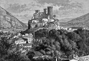 Foix: Foix, France, 1835
