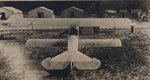 Dvii: Fokker DVII in German markings from above rear