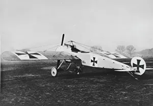 Synchronised: Fokker EI first to use a gun synchronised gun to fire t