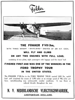 Vliegtuigenfabriek: Fokker F.VII-3m