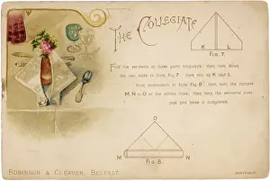 Fold: HOW TO FOLD SERVIETTES