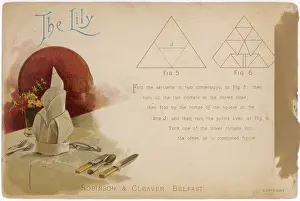 Fold: HOW TO FOLD SERVIETTES