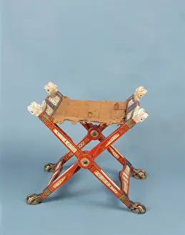 Abbess: Folding Chair of the abbess of the Nonnberg monastery