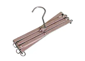Hanger: Folding clothes hanger, folded