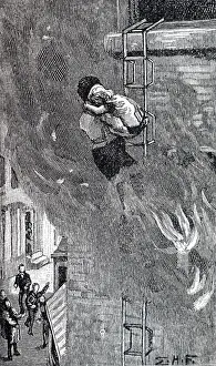 Folding: Folding fire escape