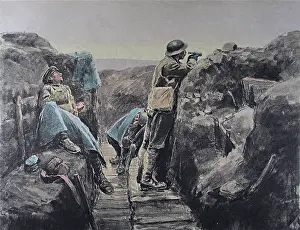 Foreword: Folio of 24 hand-coloured images - WWI