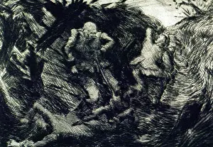 Drypoints: Folio of 97 etchings and drypoints of the Western Front, WW1
