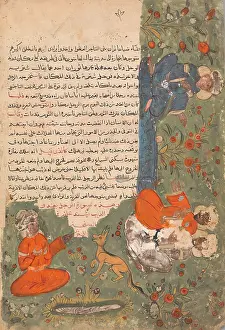 Kalila: Folio from a Kalila wa Dimna, 18th century, Attributed