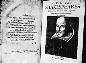 1663: Folio of William Shakespeare's works, 1929