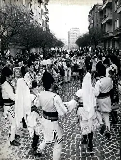 Genuine: Folk dances at election time in Sofia, Bulgaria