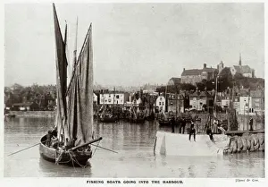 Folkstone: Folkstone harbour in 1909