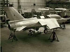 Hamble: Folland Fo144 Gnat T1 during construction at Hamble
