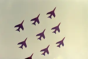 Gnats: Folland Gnat RAF Red Arrows Diamond Nine