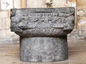 Baptism: Font, Cathedrale Saint-Etienne, Chalons-en-Champagne, France