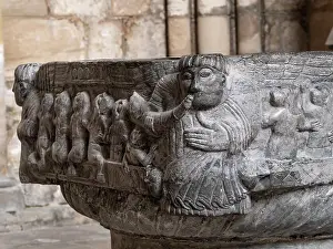 Baptism: Font, Cathedrale Saint-Etienne, Chalons-en-Champagne, France