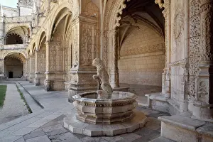 Castilho: Font, Cloister, Jeronimos Monastery, Lisbon, Portugal