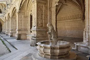 Castilho: Font, Cloister, Jeronimos Monastery, Lisbon, Portugal