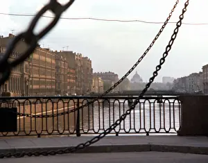 Belinsky: Fontanka River in Leningrad, 1990