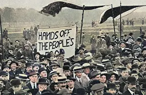 Shortages: Food Protest in Hyde Park, WW1