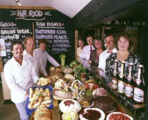 Celery: Food and staff, Plume of Feathers, Cornwall