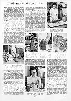 Preserves: Food for the winter store, 1942