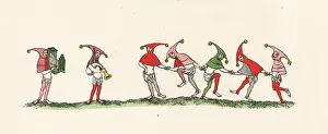 Mummer: Fool's dance, 14th century