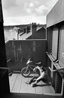 Rivets: Foot bridge, Hanley, Stoke