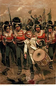 Caton: Foot guards at Battle of Waterloo